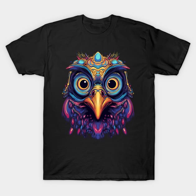 Abstract Penguin DMT Art T-Shirt by Obotan Mmienu